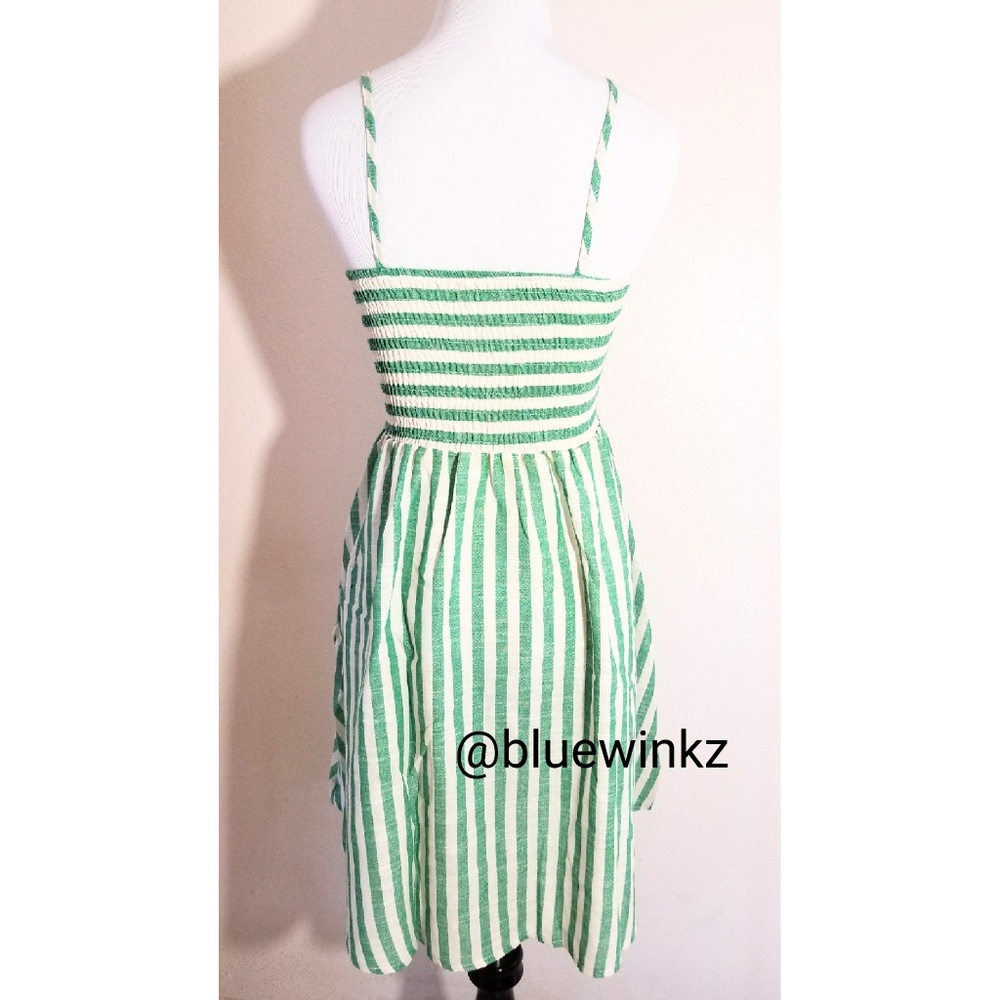 Green Stripe dress - Picture 5 of 7
